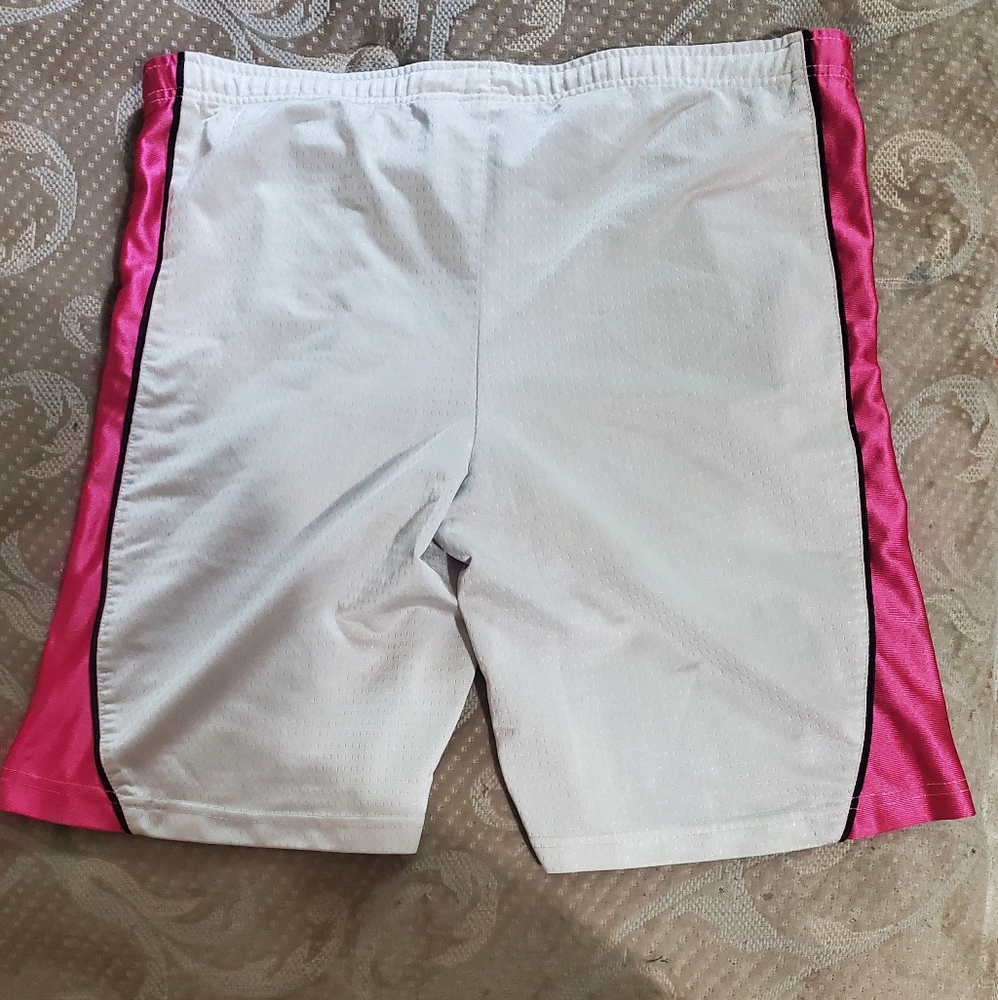White,black,and Pink basketball shirts air zone